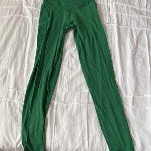 Aerie Off Line Real Me xtra 7/8  high rise Green women’s Leggings with pockets